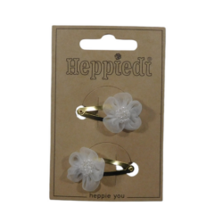 571 Klik klak klein bloem voile wit