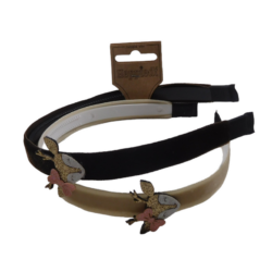 23439 Diadeem fluweel met hertje - 2x3
