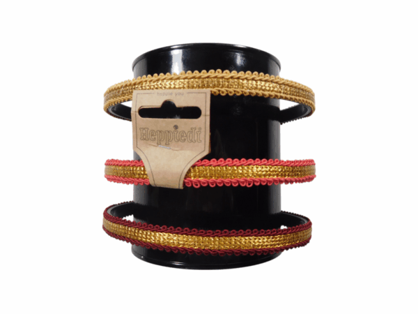 25429 Diadeem gallon met gouden streep - 3x2