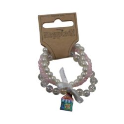 25311 Armbandjes set pearl met huisje