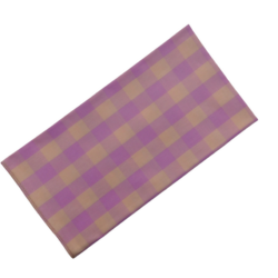 26714 Bandana ruit lila/zalm