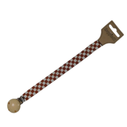 26277 Speenclip blokjes wit/bruin
