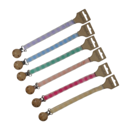 26279 Speenclip ruit grof vrolijke kleuren - 6 assortie