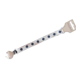 26280 Speenclip stip beige/antraciet