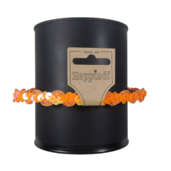 26424 Diadeem zig zag pialletten oranje